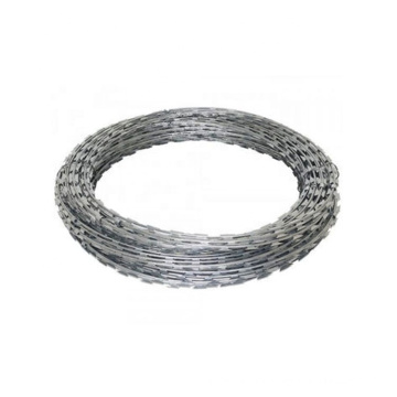 How much one coil 56 loops double galvanized concertina wire